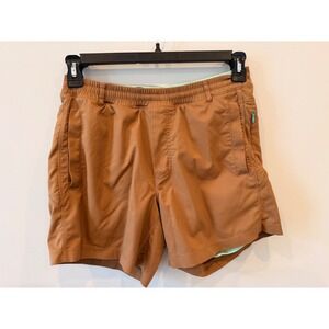 Birddogs‎ Shorts Mens Medium Brown Athletic Lined Performance Stretch
